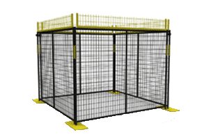 Welded Wire Panels Dumpster Cage