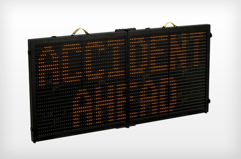 Collapsible Speed Sign