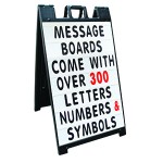 Signicade Parking Sign Frame with Message Board